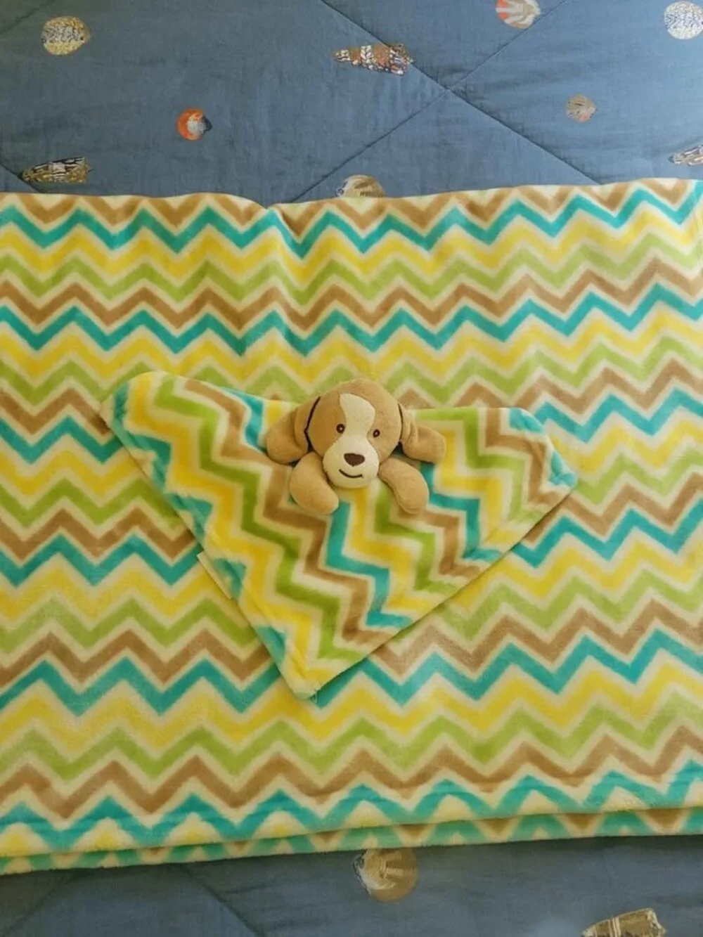 Little Miracles Baby Blanket With Matching Puppy Security Blanket